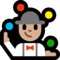 Person Juggling - Medium Light emoji on Microsoft